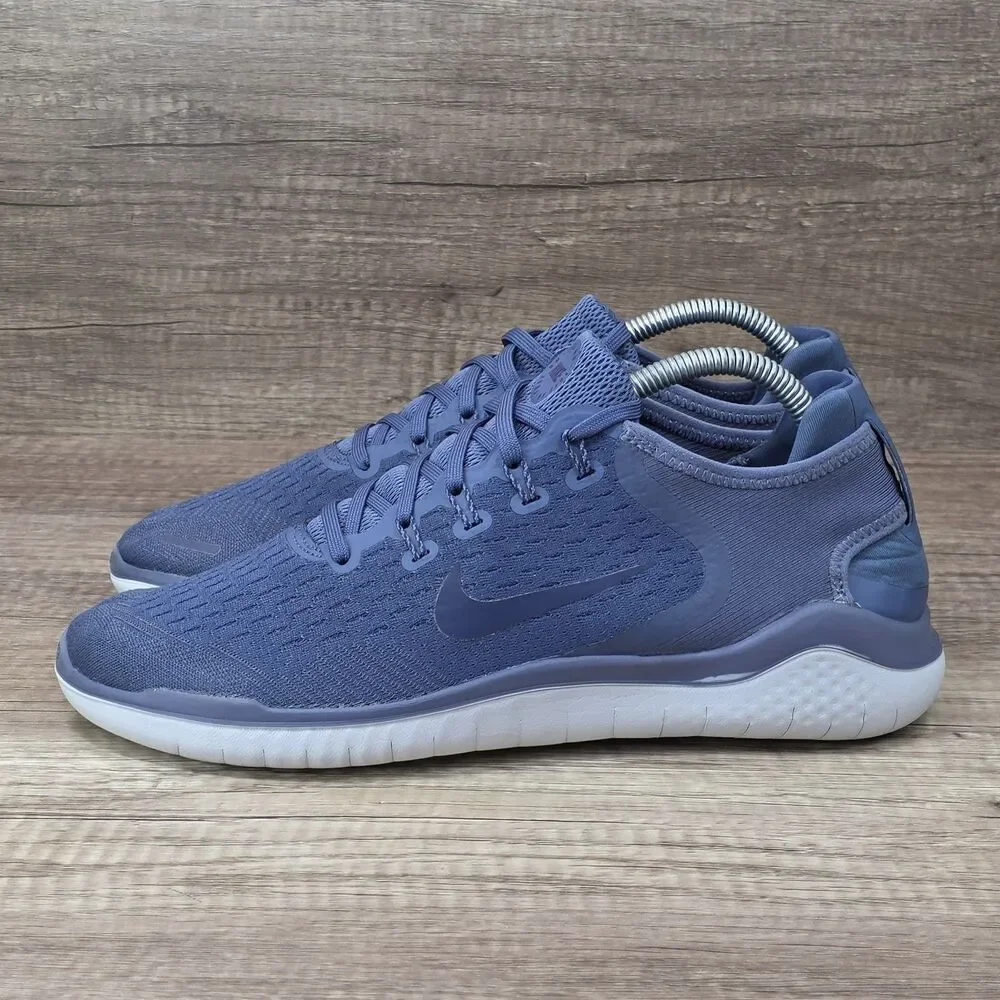 Nike Free RN 2018 Women's Size 10 Blue Lightweight Running Shoes 942837-401